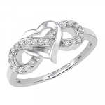 Sterling Silver Rings for Women, Infinity Ring for Women